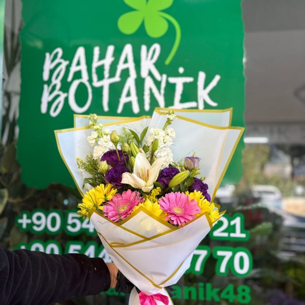 Lilyum & Gerbera Ahenk Buketi
